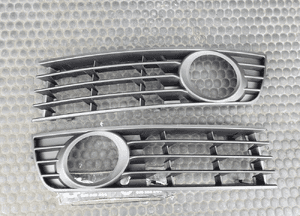 Kratka Halogen Srodkowa Zderzaka Ramka Chrom Maskownica AUDI A4 B6 21