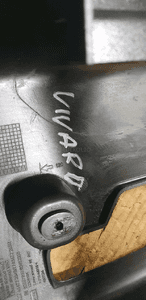 Osłona obudowa kolumny kierowniczej zegarów Opel Vivaro B 93867996 9