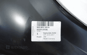 Audi A1 8X 2010- błotnik przedni lewy przód 8X0821105A 7