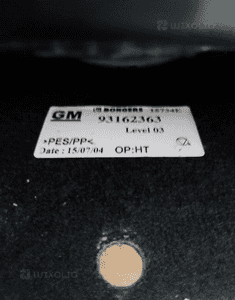 Półka tylna bagażnika Opel Tigra B II 93162589 93162363 5