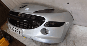 Zderzak przód przedni do peugeot 207 halogeny ezrc srebrny 3