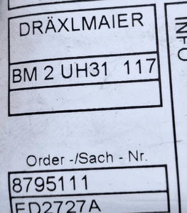 BMW X3 G01 Wiązka czujników PDC 8795111 2