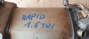 Filtr cząstek stałych DPF katalizator Skoda Rapid 1.6 TDI 6R0131723H 10