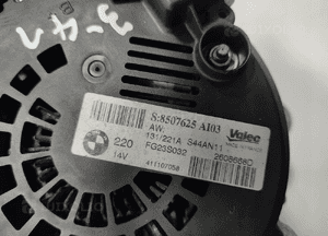 ALTERNATOR BMW X3 F25 2.0 D DIESEL 8507625 2010-2014 7