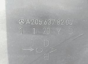 Poszycie błotnik tylny tył prawy mercedes c-klasa W205 C205 coupe A2056378200 7