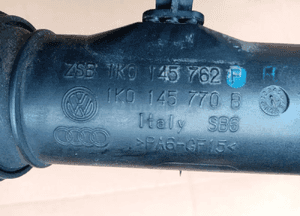 Przewód rura intercoolera VW Caddy 1.9 TDI 1K0145762F 8