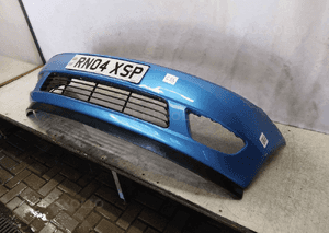 Zderzak przód przedni ford fiesta MK.6 6 vi niebieski błękitny 2