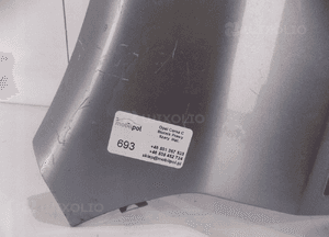 Opel Corsa C Błotnik Prawy Szary - 0693 4