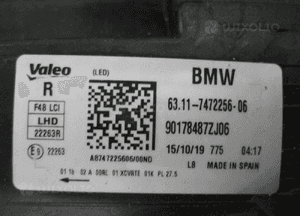 Bmw X1 F48 lift lci full led lampa przednia prawa 8