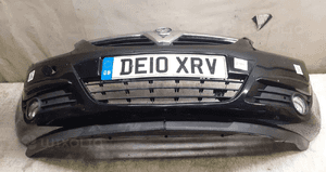 Zderzak przód przedni opel corsa d Z20R czarny halogeny 1