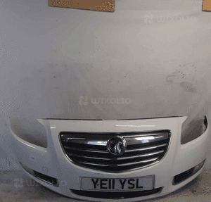 Zderzak przód przedni do opel insignia a halogeny kod kolor Z40R biały 2