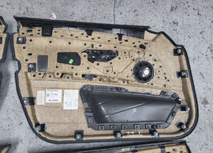 BOCZKI na drzwi Alcantara Komplet BMW 5 F10 F11 EU 13