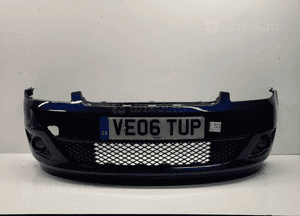 Zderzak przód przedni ford fiesta vi MK.6 lift fl C6 niebieski halogeny 1