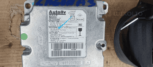 Konsola AIRBAG poduszki sensor pasy Renault Laguna III 11