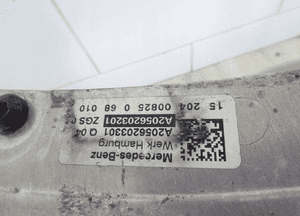 BELKA  PAS ZDERZAKA w205 A2056202034 mercedes 11