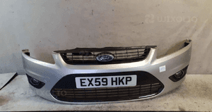 Zderzak przód przedni ford focus MK.2 2 lift  ii 03 srebrny lift fl halogeny 1