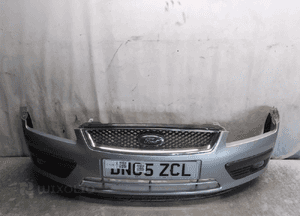 Zderzak przód przedni ford focus MK.2 2 ii 03 srebrny halogeny 1