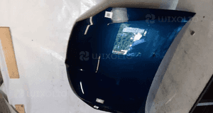 Maska pokrywa silnika do mitsubishi lancer vii 7 T54 błękitna granatowa 3