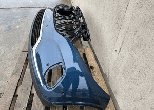 Zderzak przód przedni mercedes eqa W243 A243 2021- A2438850001 kratka chrom 3