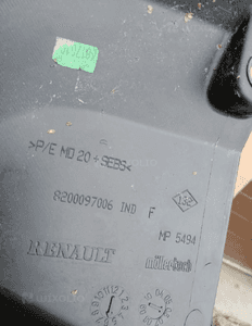 Podszybie osłona podszybia Renault Megane II 8200097006 6