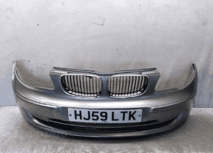 ^ ZDERZAK PRZÓD PRZEDNI BMW E87 LIFT FL SERIA 1 BLUE WATER BŁĘKITNY PDC CZUJNIKI HALOGENY 1