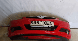 Zderzak przód przedni do opel corsa d Y547 czerwony halogeny 1