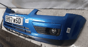 Zderzak przód przedni ford focus MK2 2 ii G3 niebieski halogeny 4