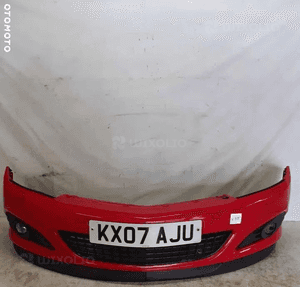 Zderzak przód przedni opel astra h 3 iii gtc + halogeny kod kolor Z547 czerwony 4