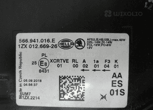 Skoda kodiaq full led lampa przednia prawa 6