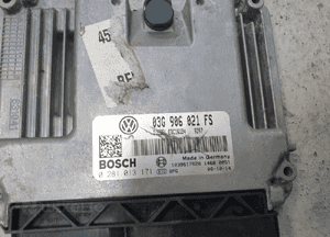 Vw sterownik 03G906021FS 0281013171 stacyjka klucz 2