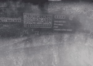 Spojler zderzaka tył tylnego audi A4 B8 8K0807521 radom 3