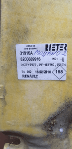 Wygłuszenie ściany grodziowej Opel Movano III 8200689916 6