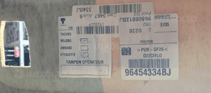Tapicerka podsufitka sufit Panorama Peugeot 407 SW 96508812BJ 96454334BJ 6
