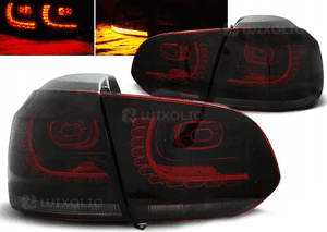 Lampy Tylne DIODOWE VW GOLF 6 VI 08-12 RED SMOKE 1