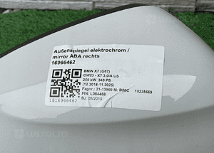 Lusterko bmw X7 G07 5PIN 3