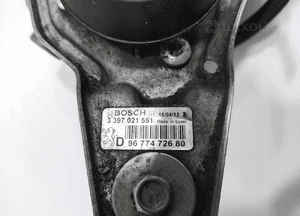 SILNICZEK MECHANIZM WYCIERACZEK PRAWY PRZÓD PEUGEOT 508 I 9677472680 10-14 4