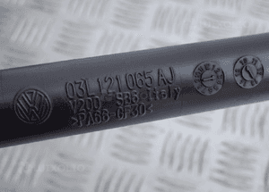 WĄŻ PRZEWÓD WODY RURA VW AUDI SKODA 03L121065AJ 2,0 TDI CFF RADOM 3