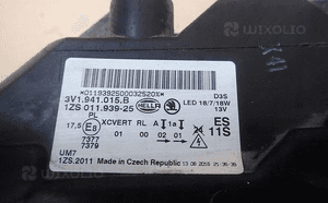 Lampa lewa lewy bi xenon skr skoda superb 3 iii 3V 3