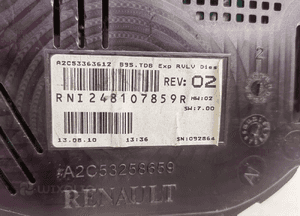 Licznik zegary renault megane 3 iii 1.5 dci 3