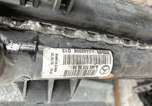 mercedes B 245 belka zderzaka chłodnice cdi woda  klima cooler 8