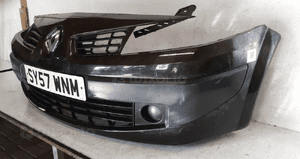 Zderzak przód przedni do renault scenic 2 ii NV676 czarny halogeny 2