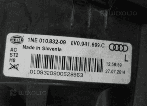Audi A3 8V0 lift halogen lewy 3