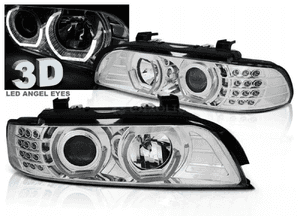 Lampy reflektory do bmw E39 od 1995 do 2003 roku daylight chrome 1