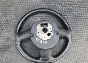 Kierownica Trzy 3 Ramienna Czarna Pikowana Skóra Air Bag Poduszka Wtyczka AUDI A4 B6 B7 26