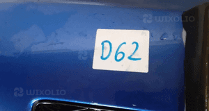 Zderzak przód przedni do mazda 3 iii hb hatchback spryskiwacze lamp xenon halogeny niebieski 2