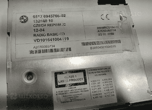 FABRYCZNE RADIO CD BMW X3 E83 6945766 2003-2006 EU 7
