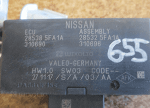 Moduł czujników pdc nissan micra K14 285385FA1A 1