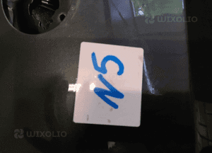 Drzwi przód przednie lewe seat ibiza 4 iv 6J LW7Z szare 5D 5 drzwi hb 2