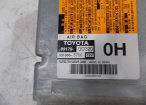 Toyota yaris iii moduł sterownik airbag 89170-0D320 4