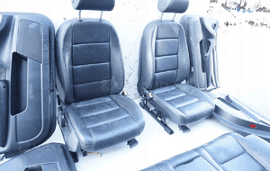 Fotele siedzenia skóra manualne audi A6 C6 sedan 7